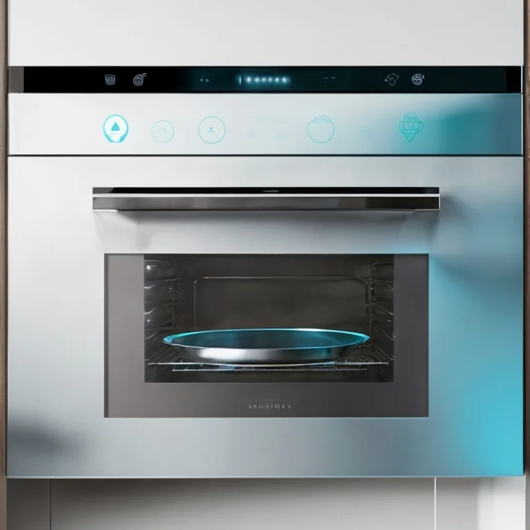 Moderner AI-Backofen in der Küche
