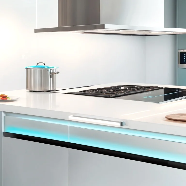 App-Interface mit Einstellungsmöglichkeiten für Bräunung und Feuchte